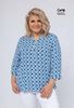 Picture of CURVY GIRL GEOMETRIC PRINT BLOUSE